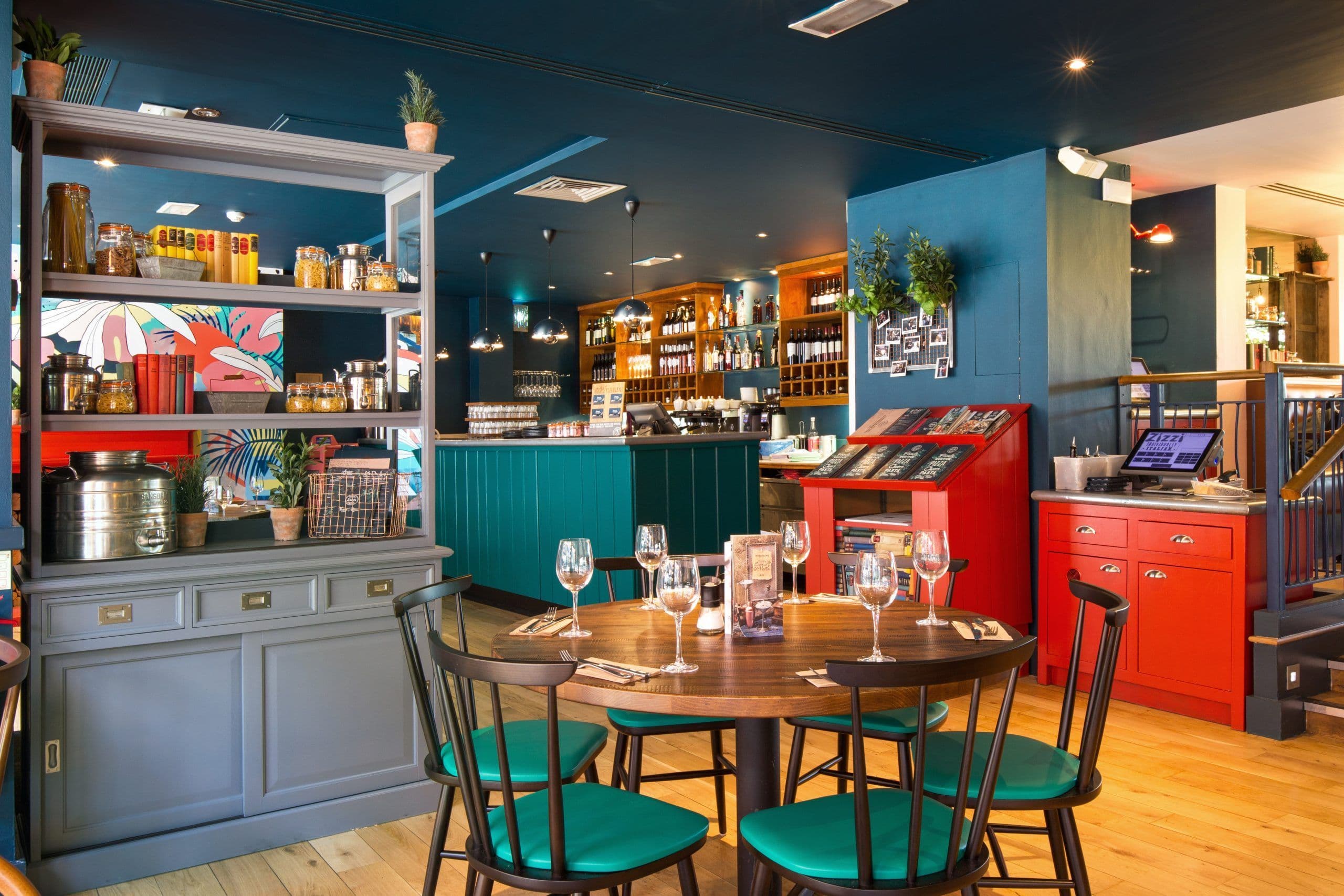 Zizzi Cambridge, Regents Street interiors