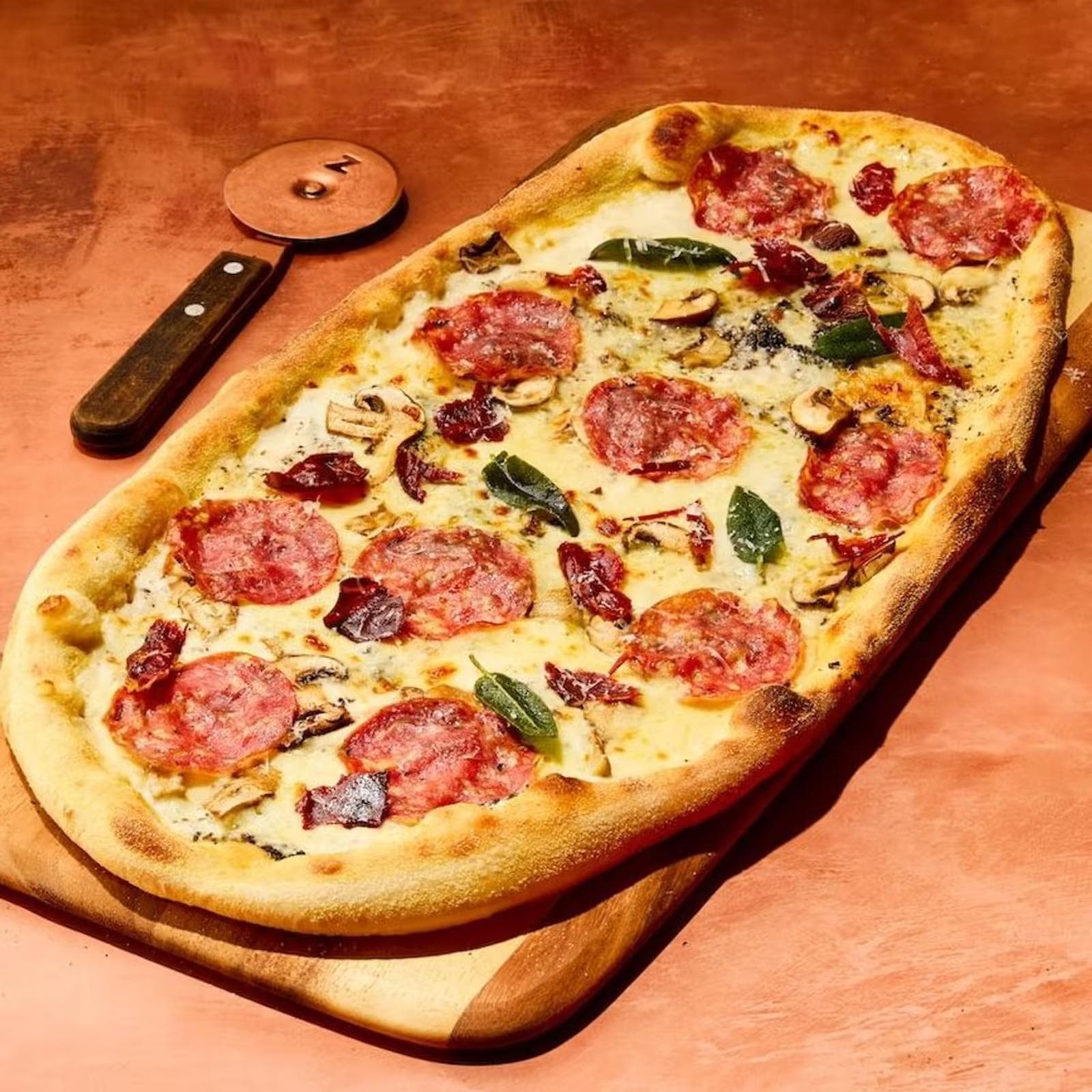 Truffle Salami Rustica pizza