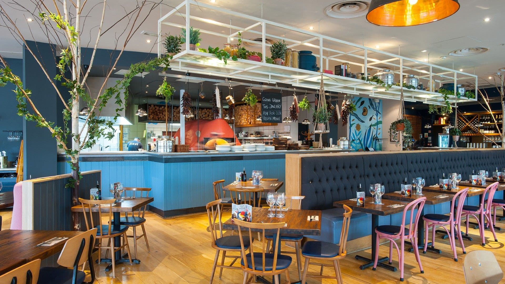 Table view of Zizzi Bluewater
