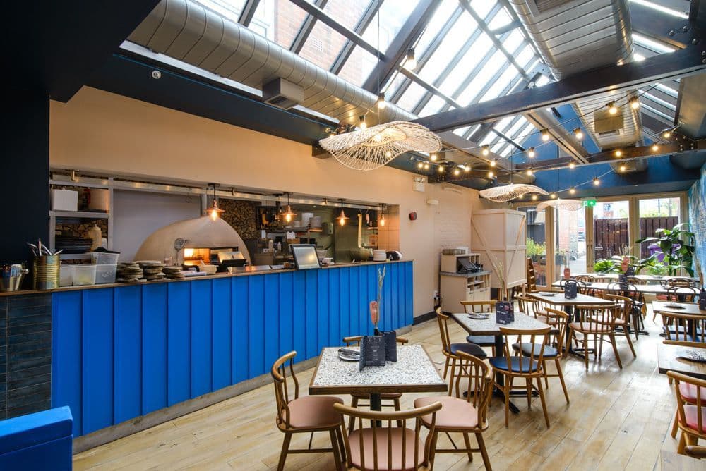 Tables and chairs Zizzi Basingstoke