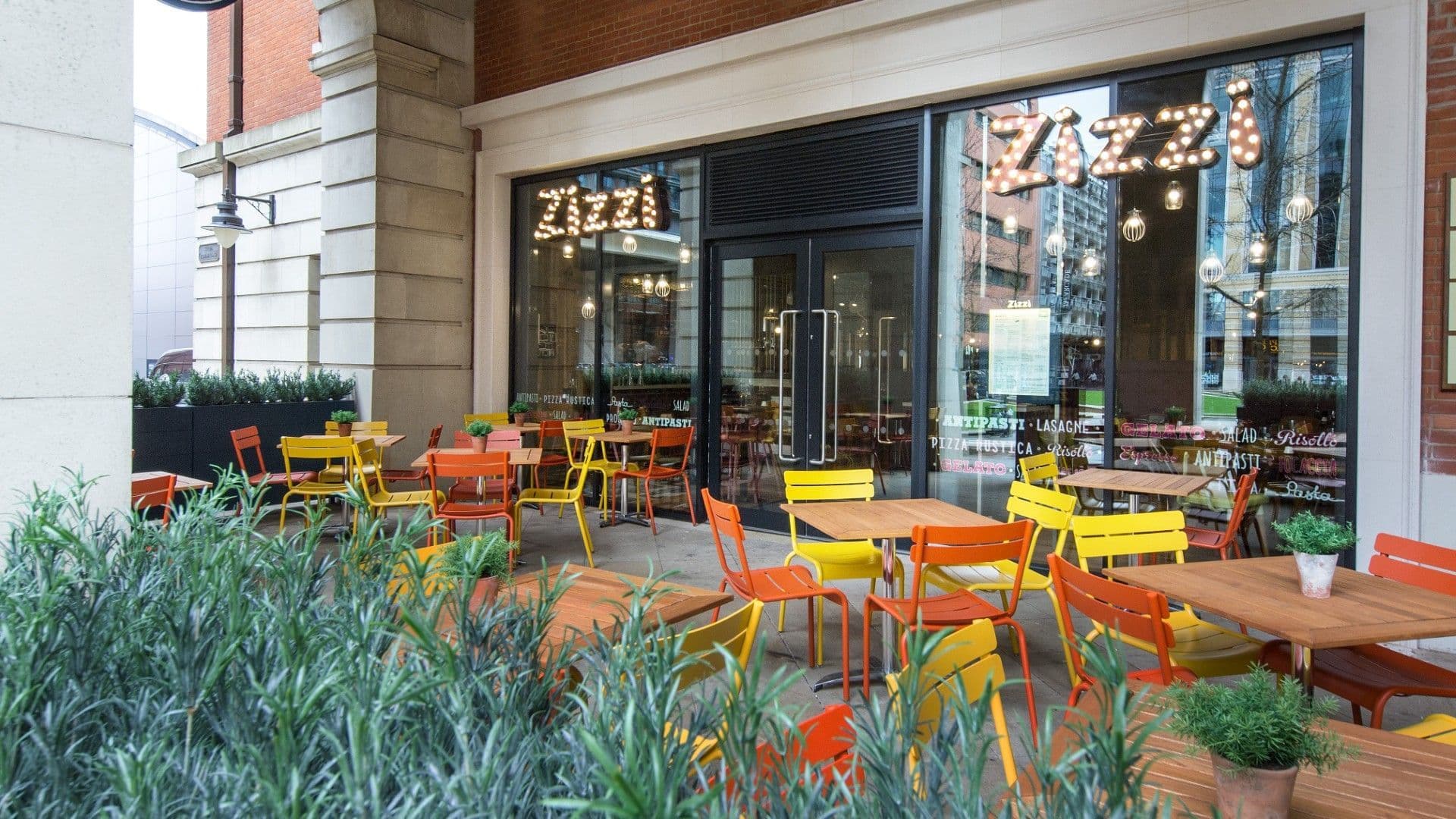 Exterior view Zizzi Birmingham Brindley Place