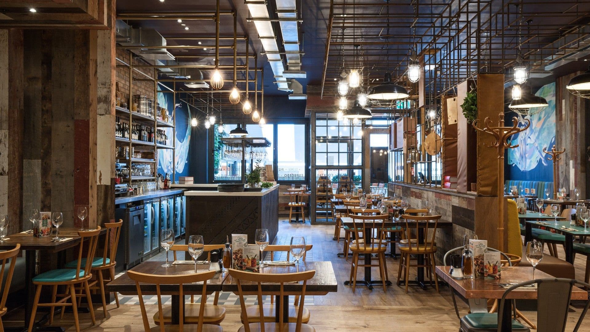 Tables and chairs Zizzi Hull