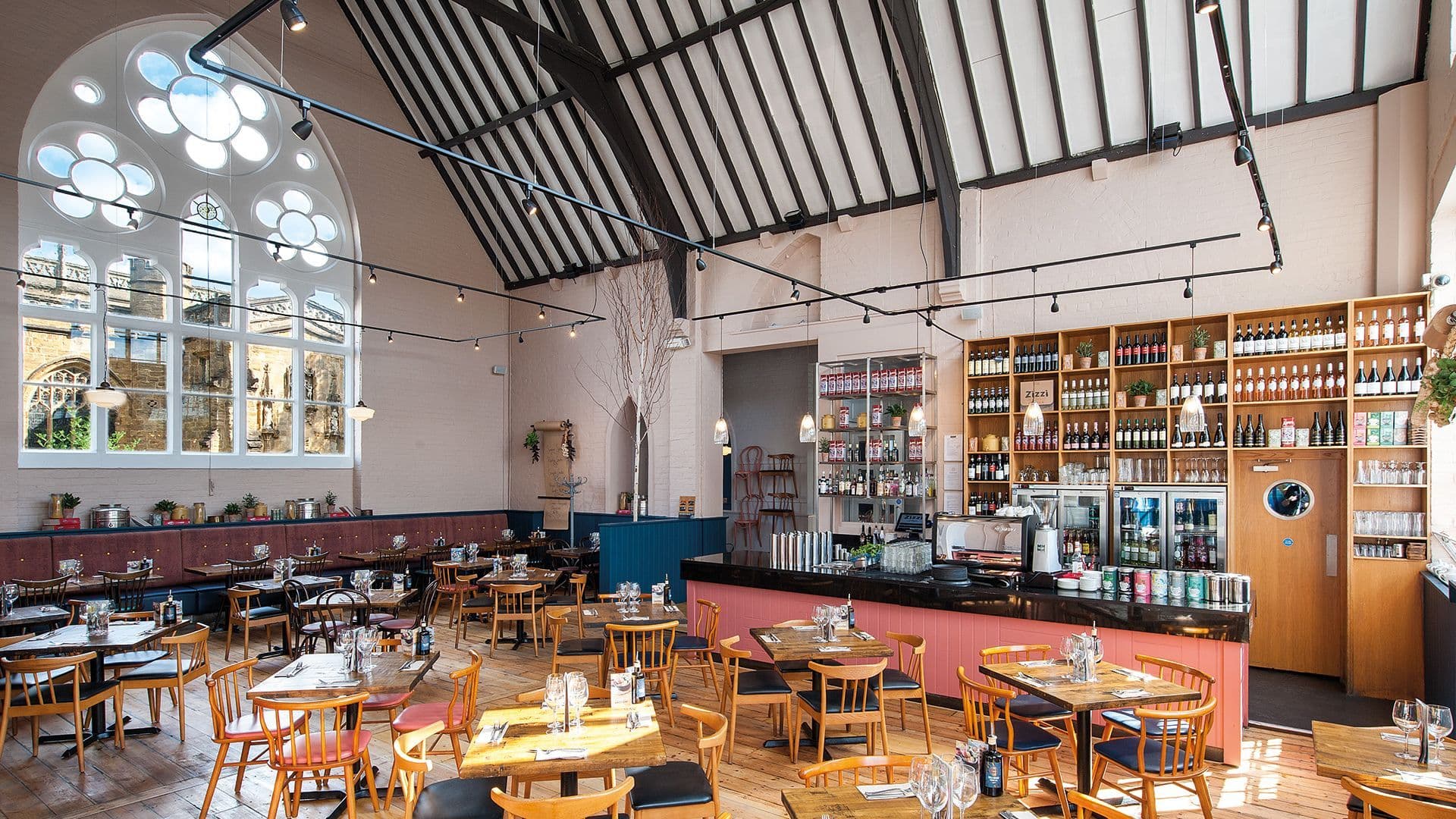 Tables and chairs Zizzi Taunton.