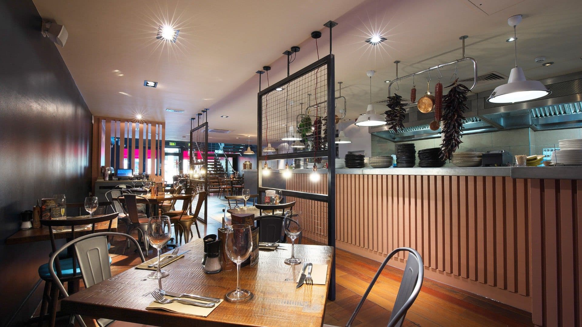 Table View of Zizzi Brentwood