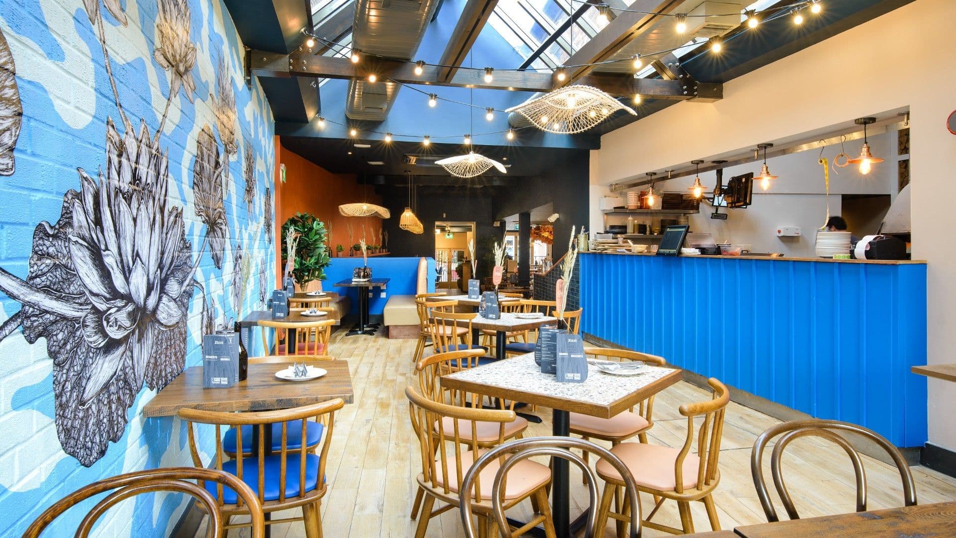 Tables and chairs Zizzi Basingstoke