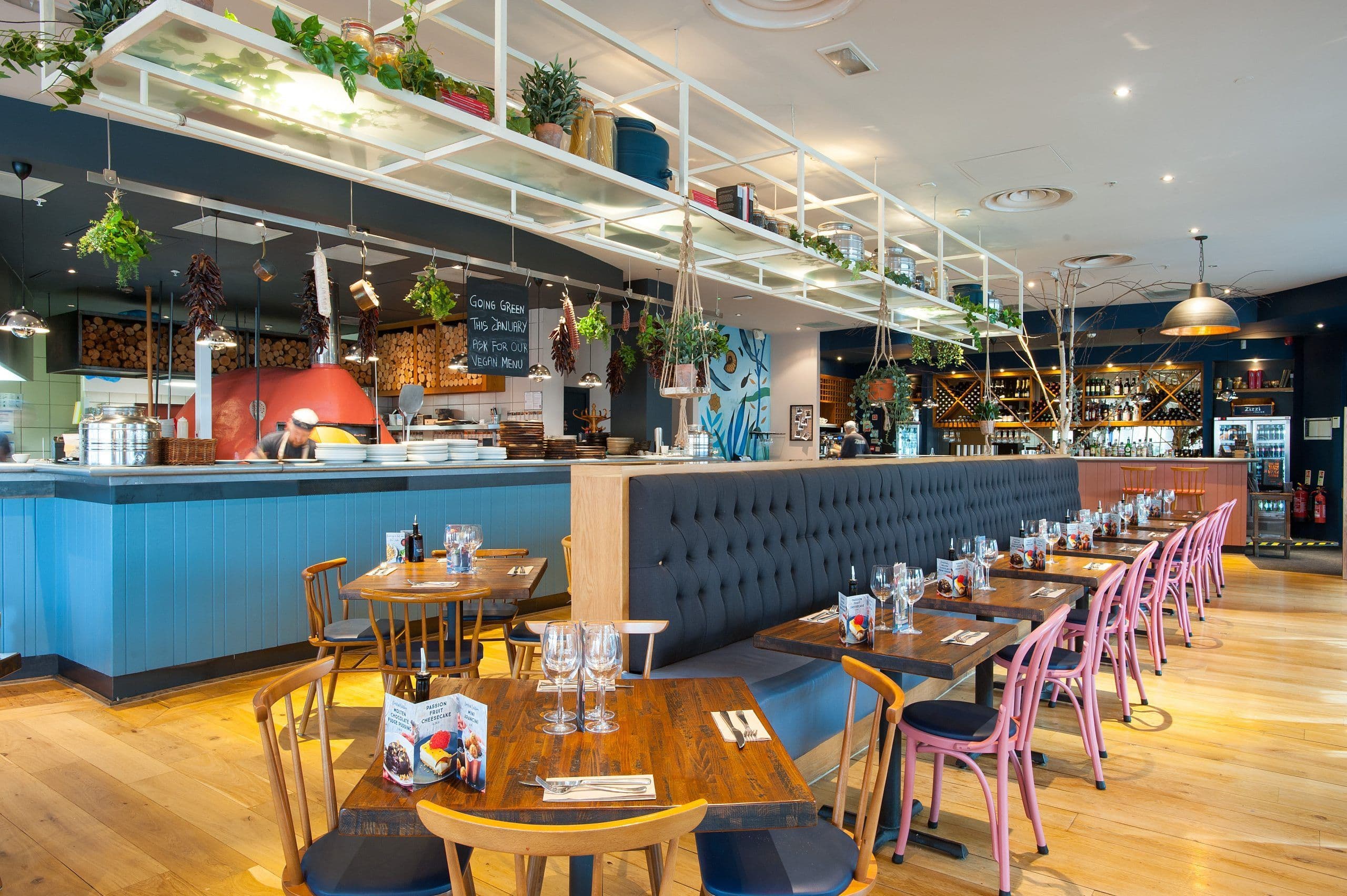 Table view of Zizzi Bluewater