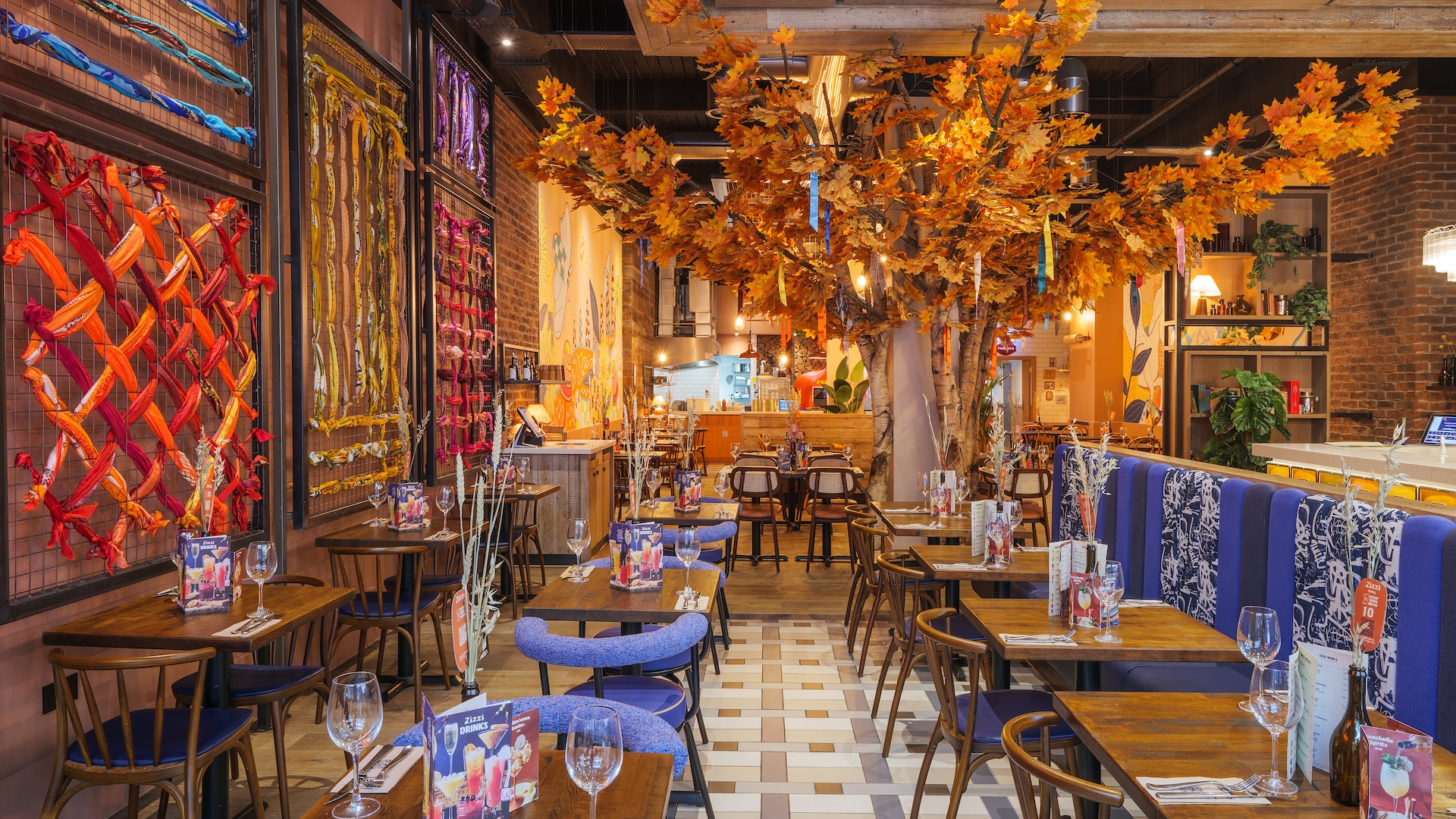 Interiors of Zizzi Derby 