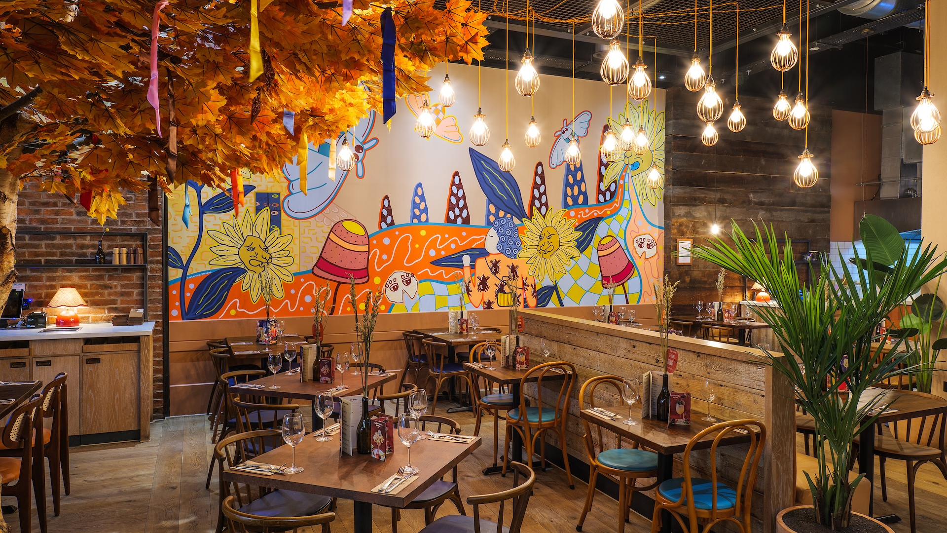 Interiors of Zizzi Derby 