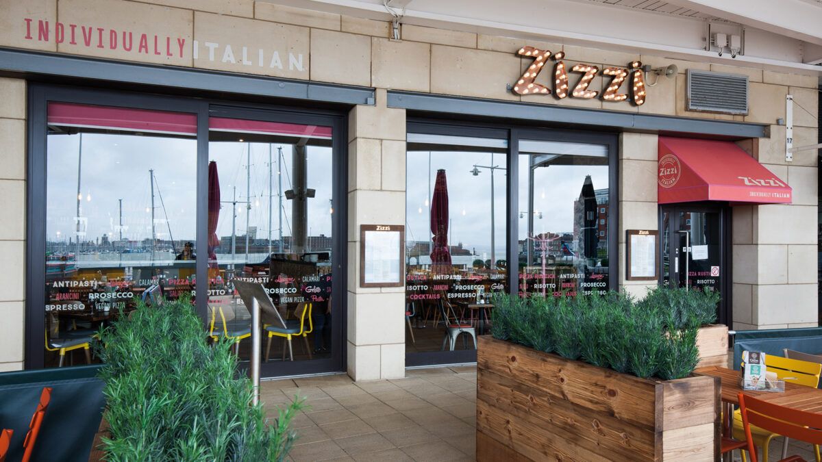 Zizzi Italian Restaurants Portsmouth Gunwharf Quays