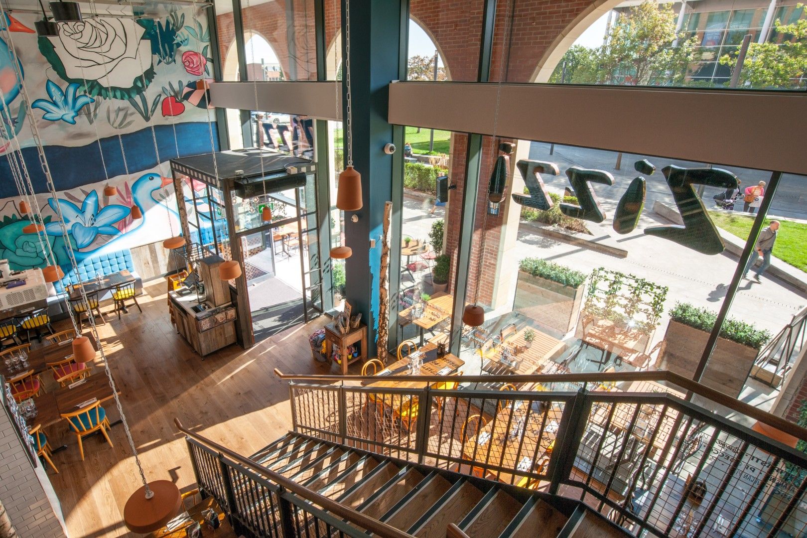 Top down view of Zizzi Aylesbury 