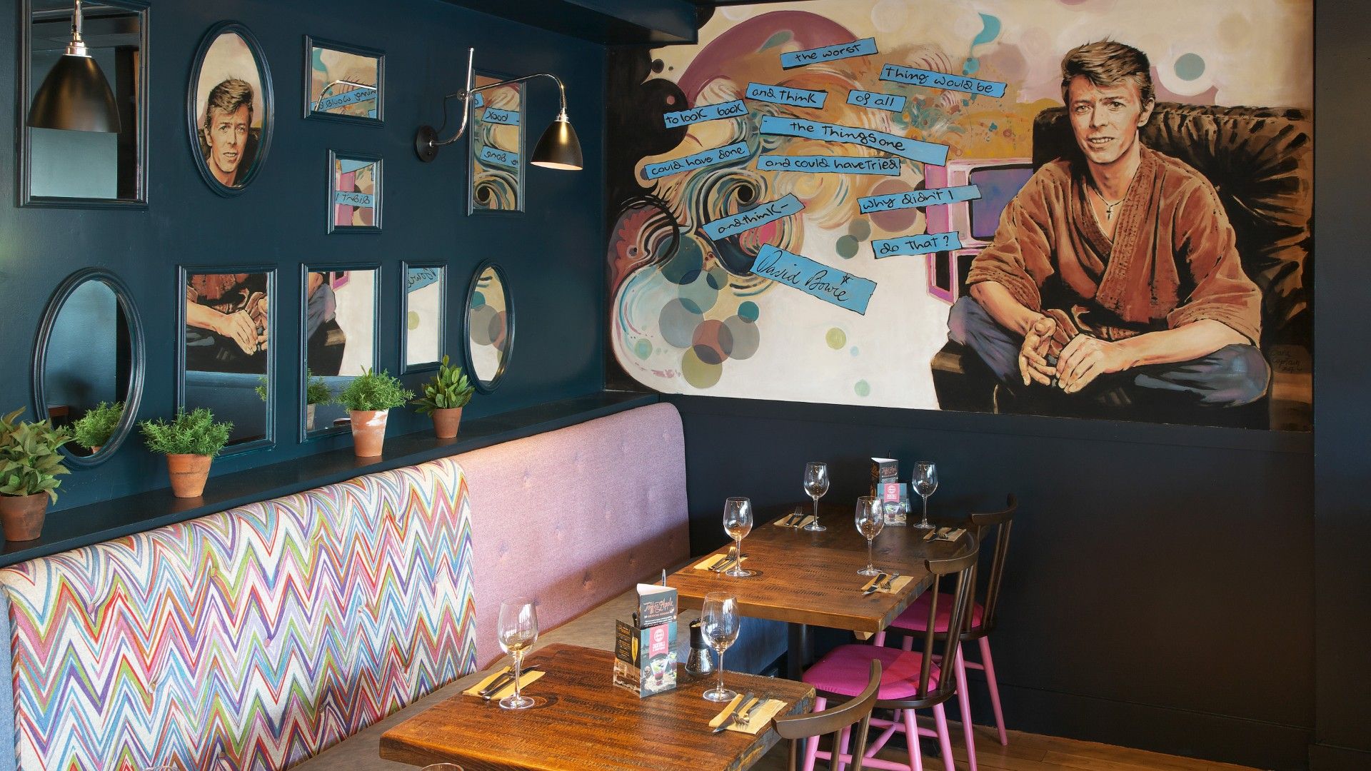 Tables and chairs Zizzi Beckenham 