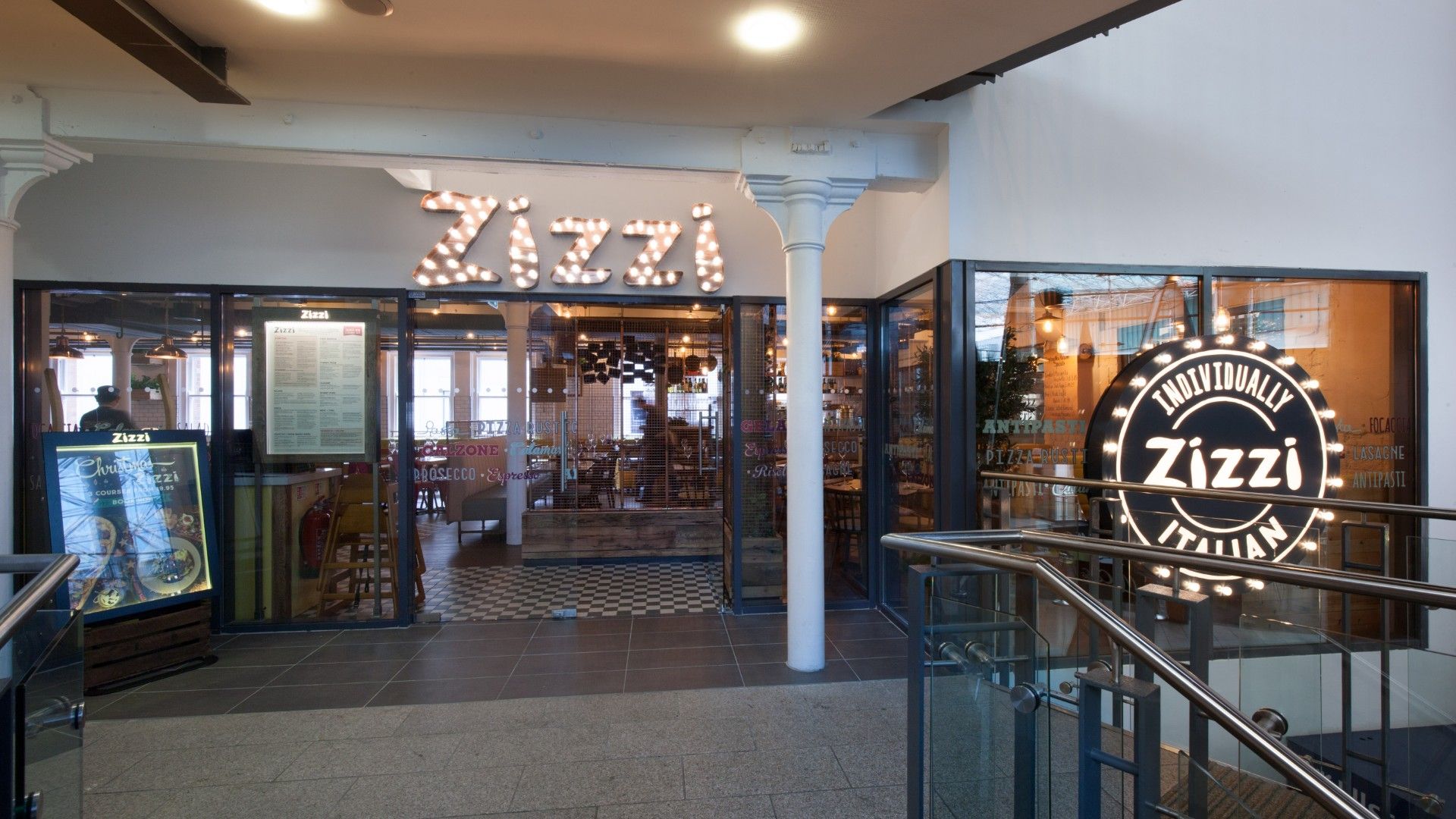 Exterior view of Zizzi Belfast 