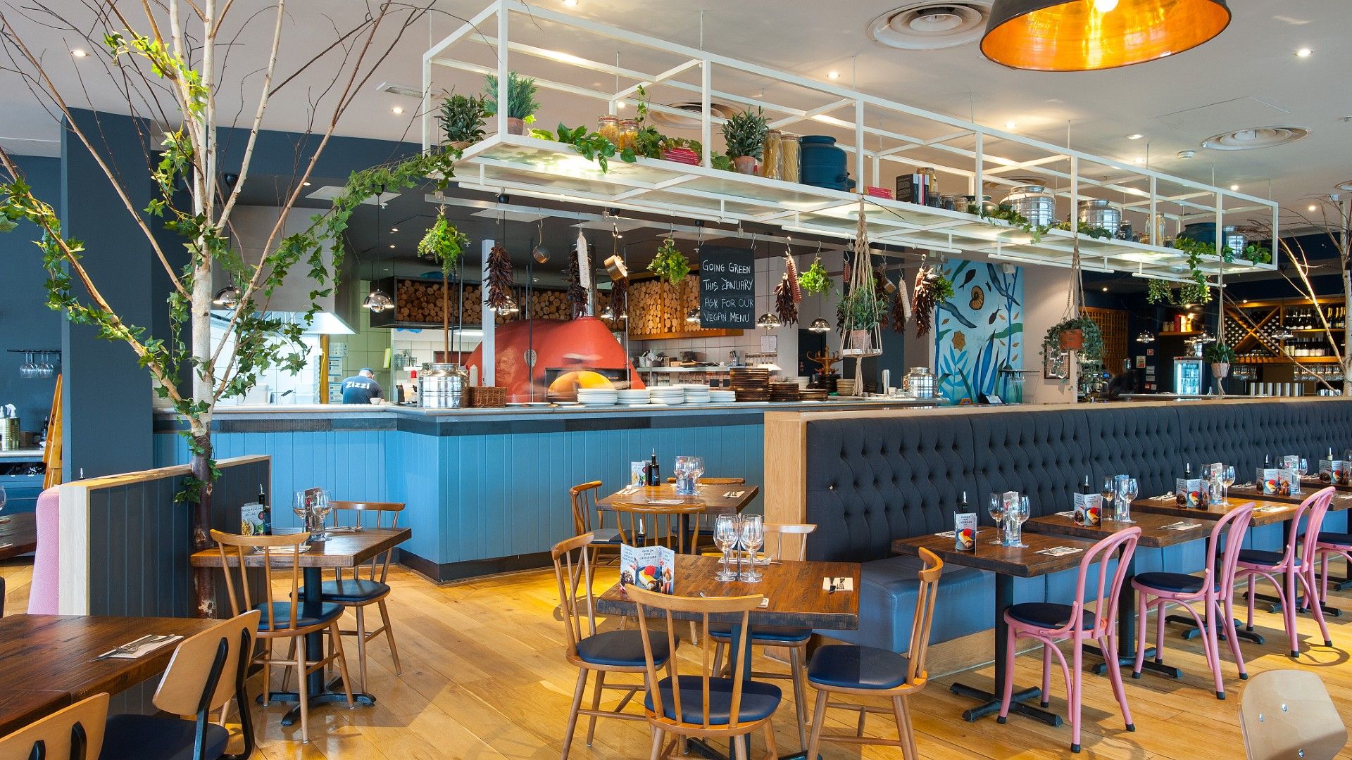 Table view of Zizzi Bluewater 