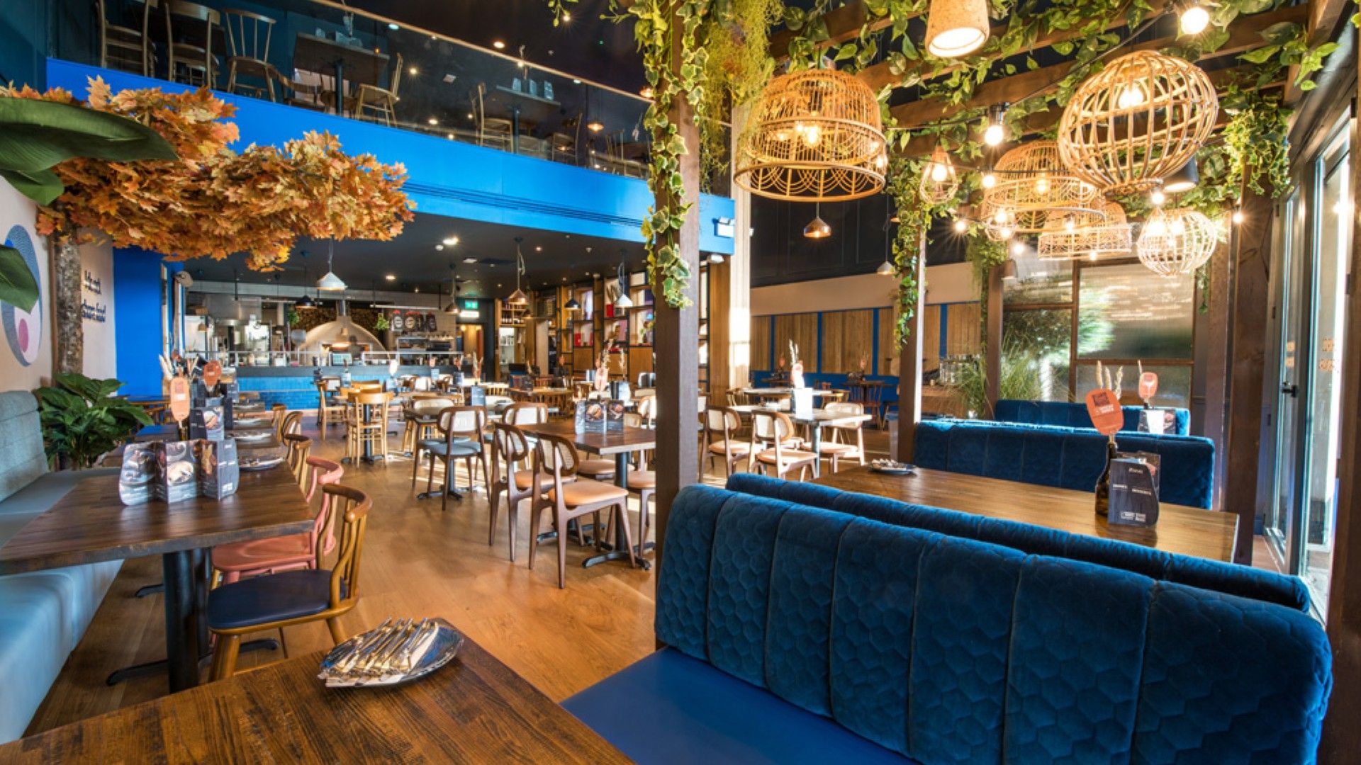 Tables and Chairs Zizzi Bristol , Cabot Circus. 