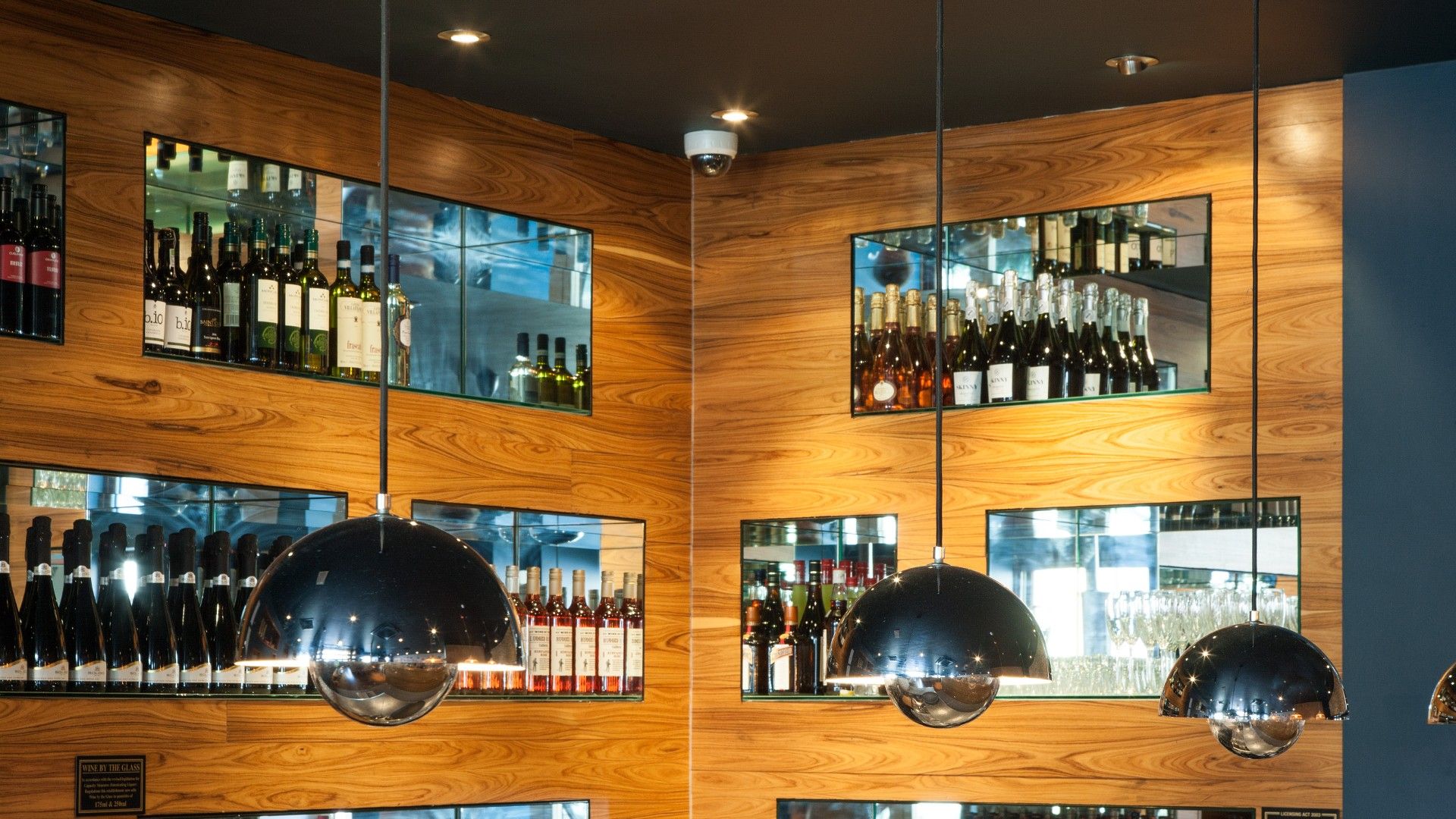 Wine wall Zizzi Bristol , Clifton Village 