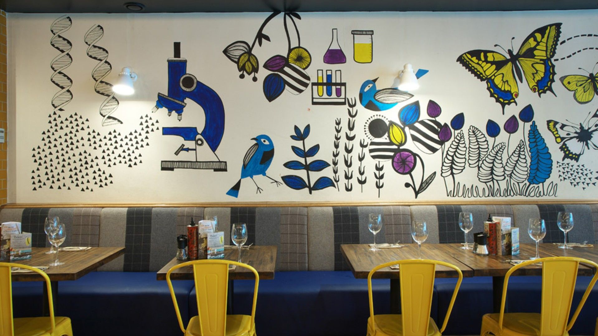 Art wall Zizzi Bromley 