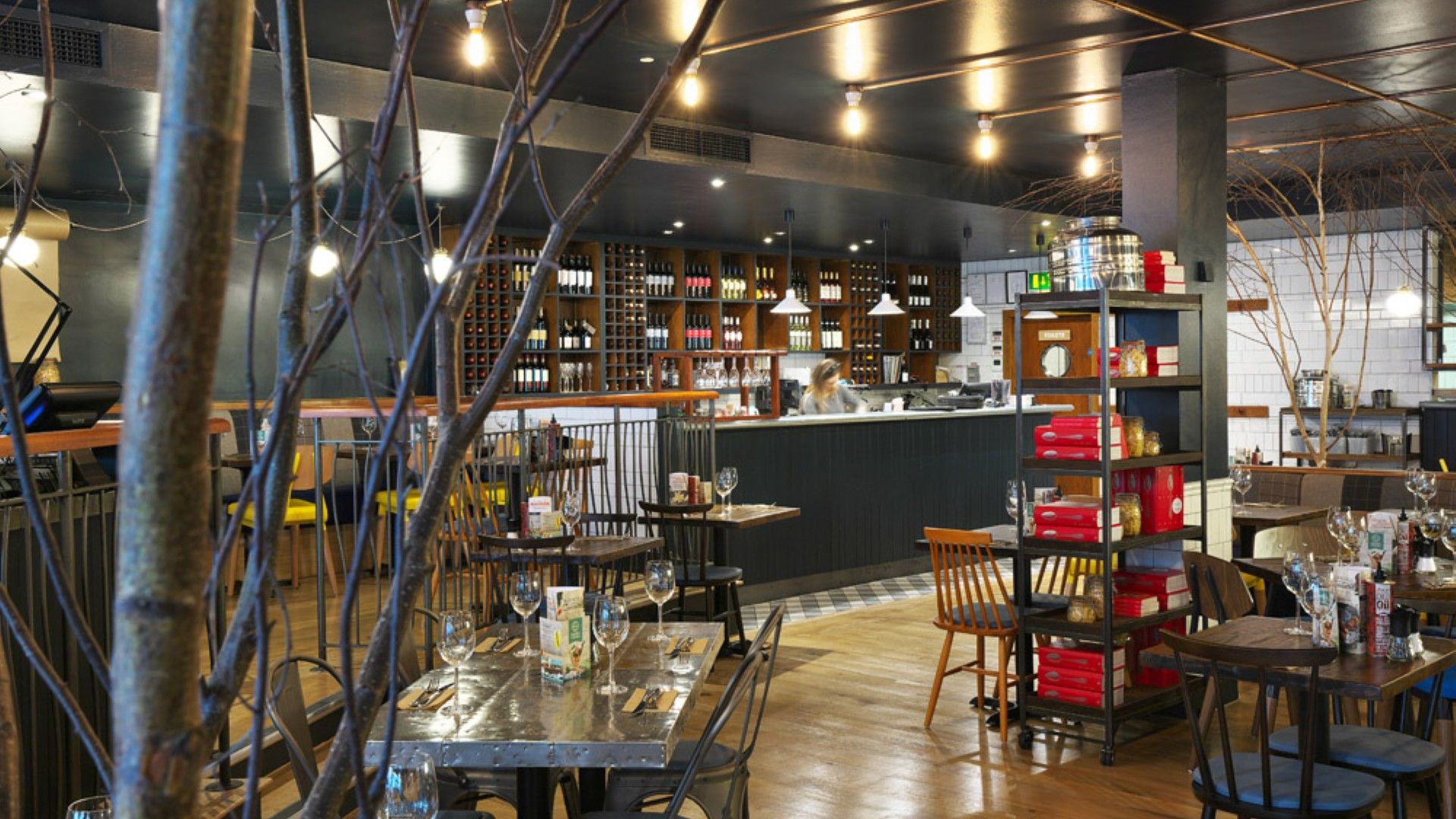 Tables and chairs Zizzi Bromley 