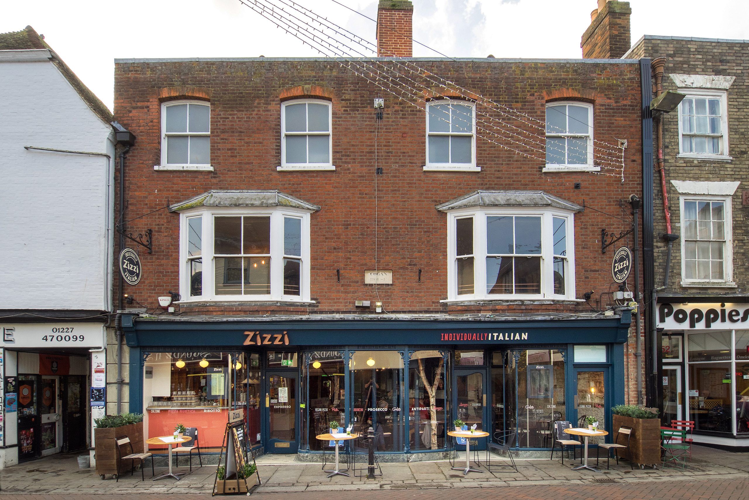 Zizzi Canterbury exterior frontage 