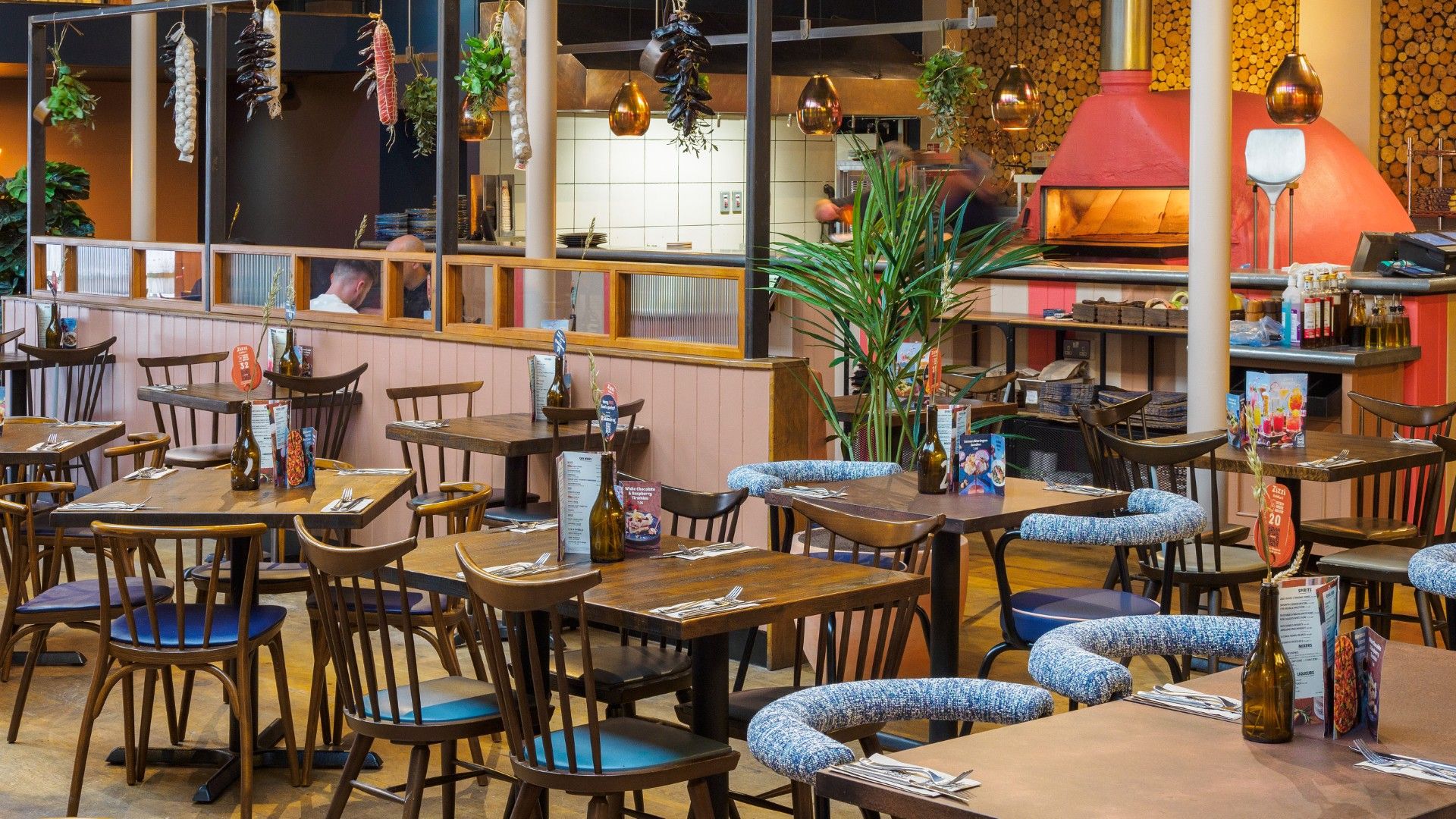 Table view of Zizzi Guildford. 