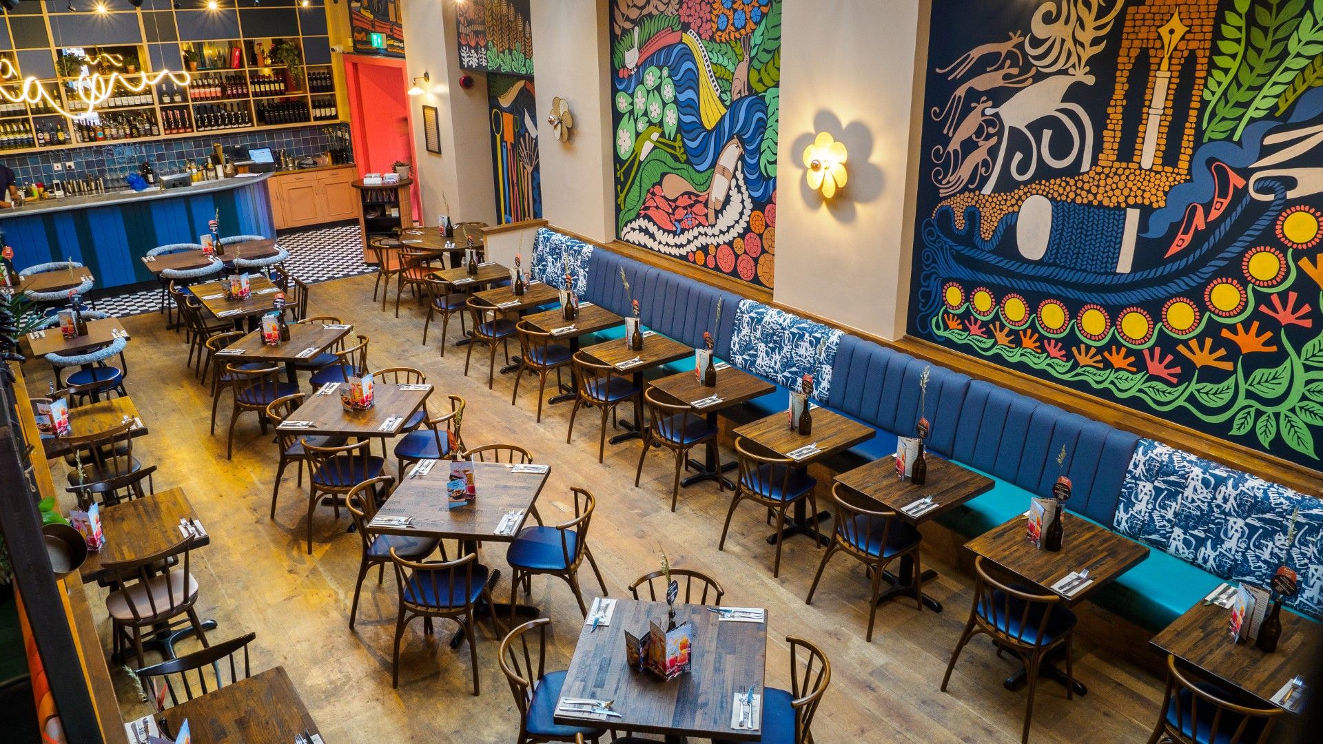 Tables and chairs Zizzi Guildford 