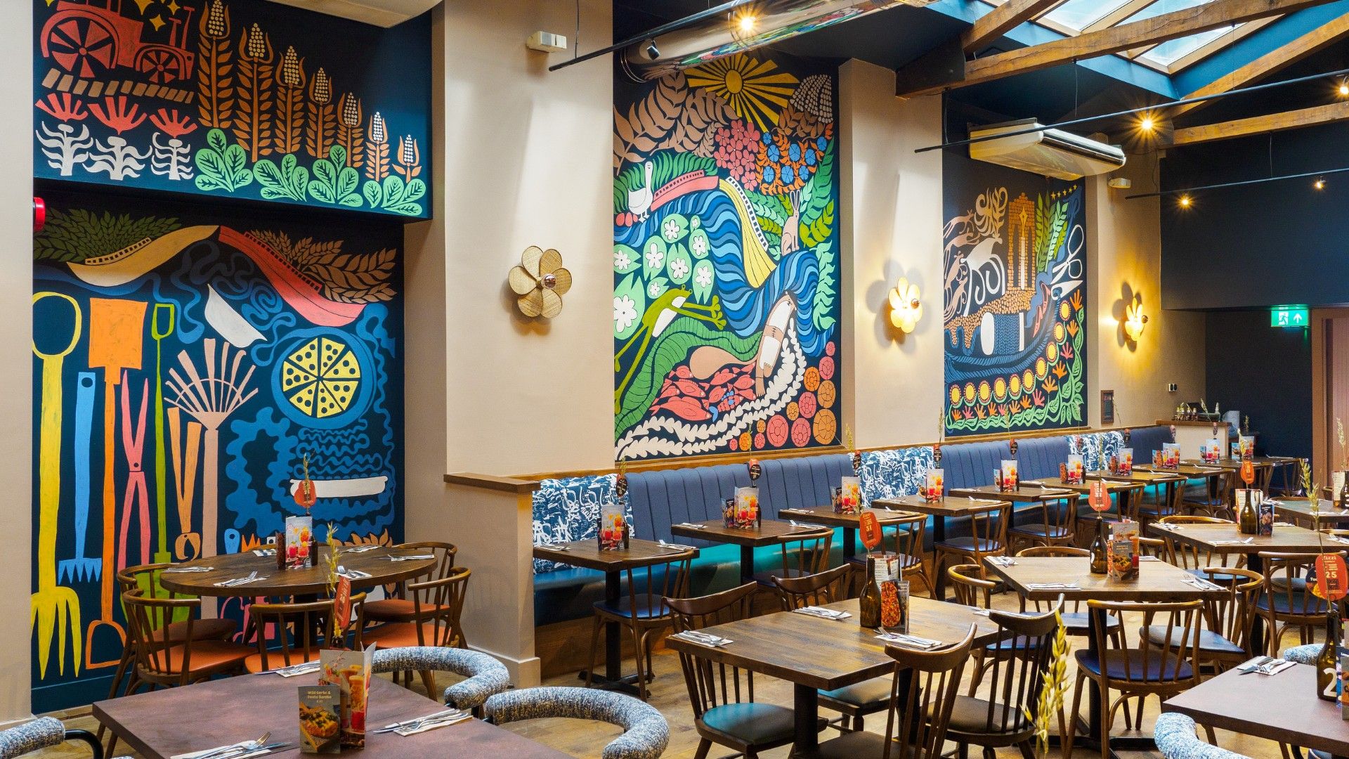 Table view of Zizzi Guildford. 
