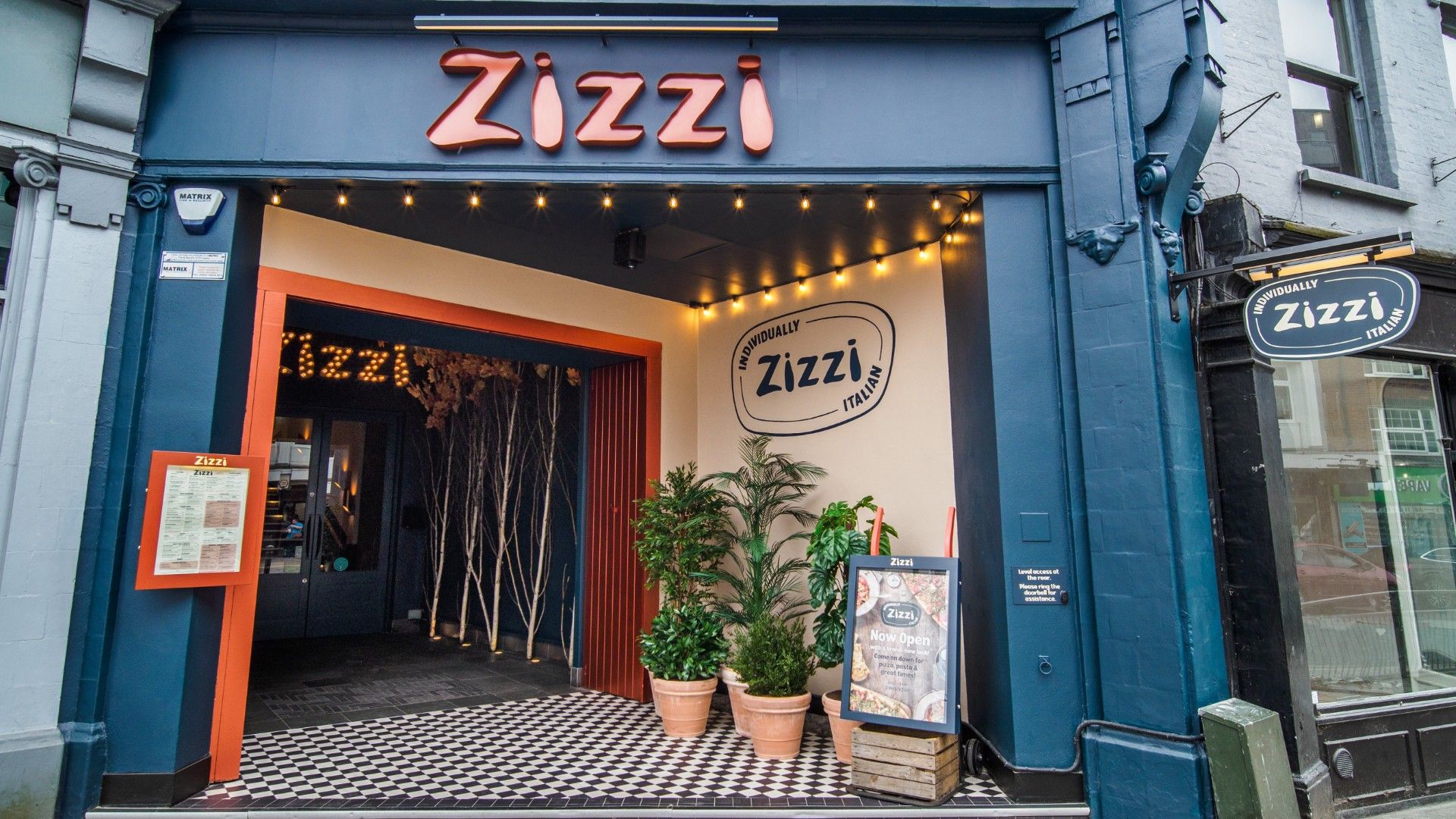 Exterior view of Zizzi Guildford 