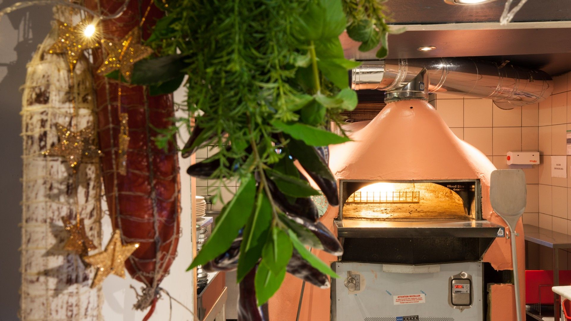 Pizza oven Zizzi Henley on Thames. 