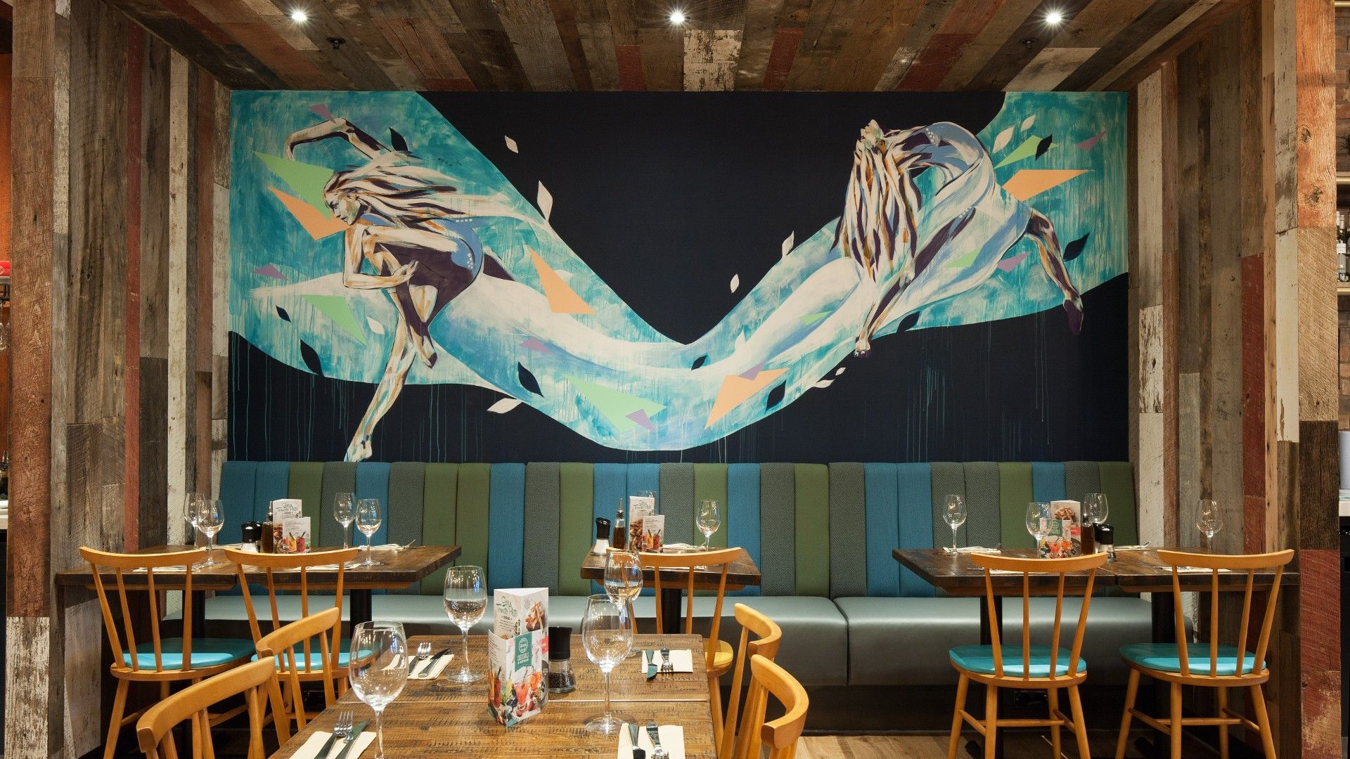 Tables and chairs Zizzi Hull 