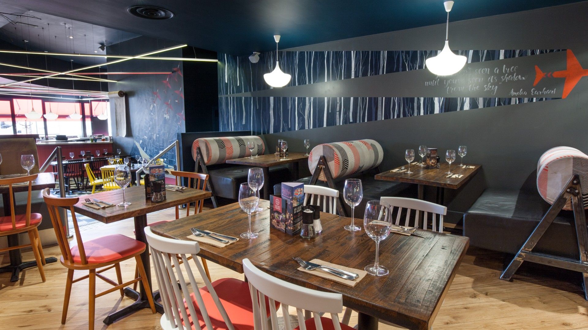 Table view of Zizzi Lincoln. 