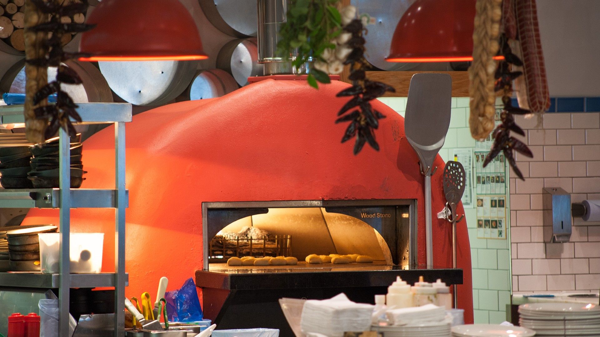 Pizza oven Zizzi Romford. 