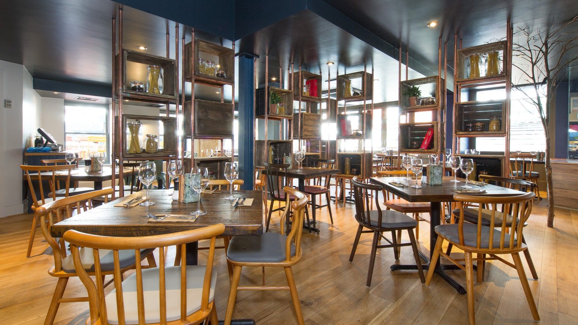 Table and chairs Zizzi Sevenoaks. 