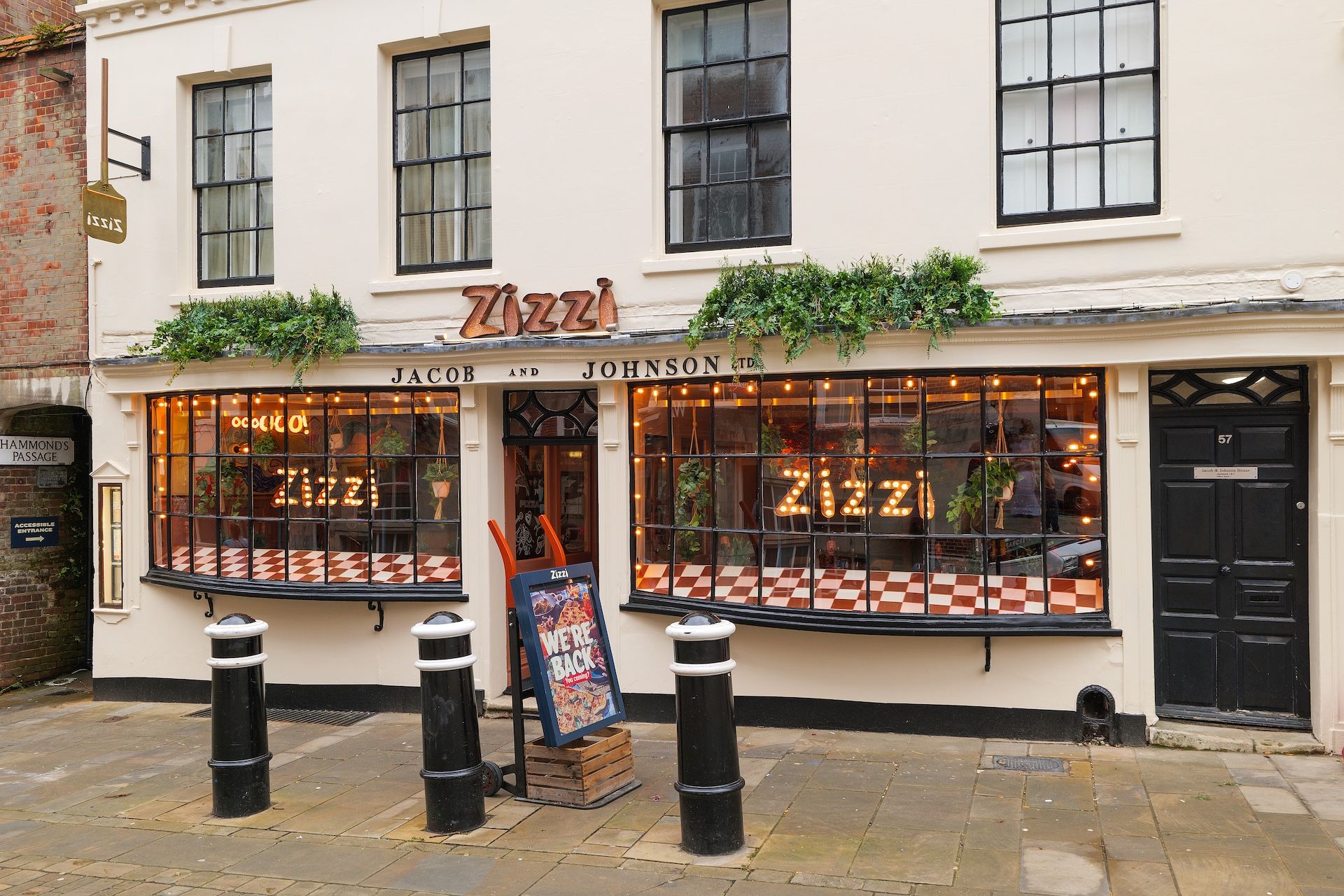 Exterior view of Zizzi Winchester 