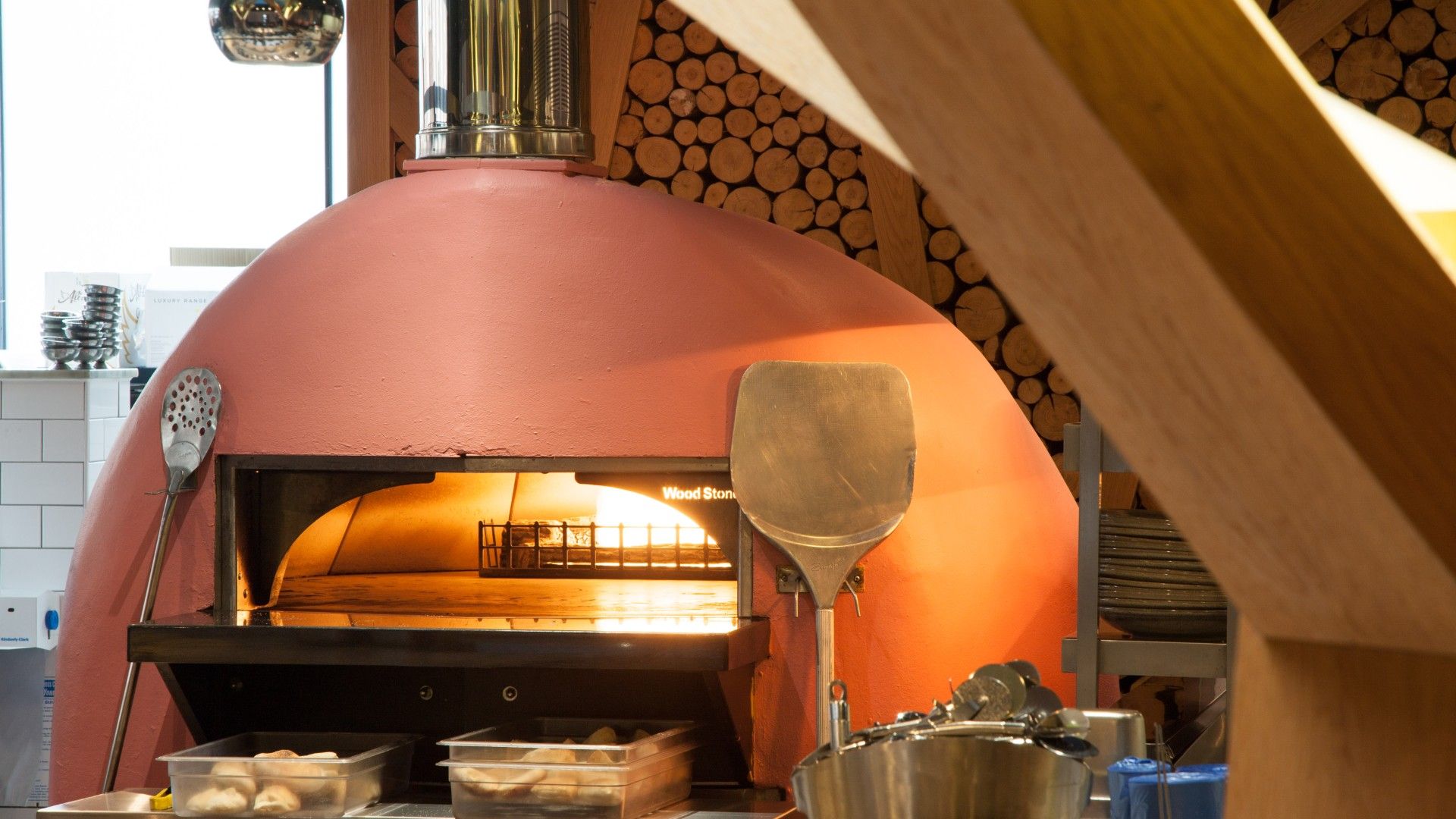 Pizza oven Zizzi Worcester. 