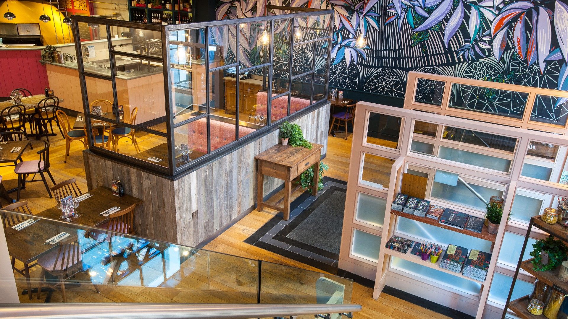 Tables and chairs Zizzi York. 