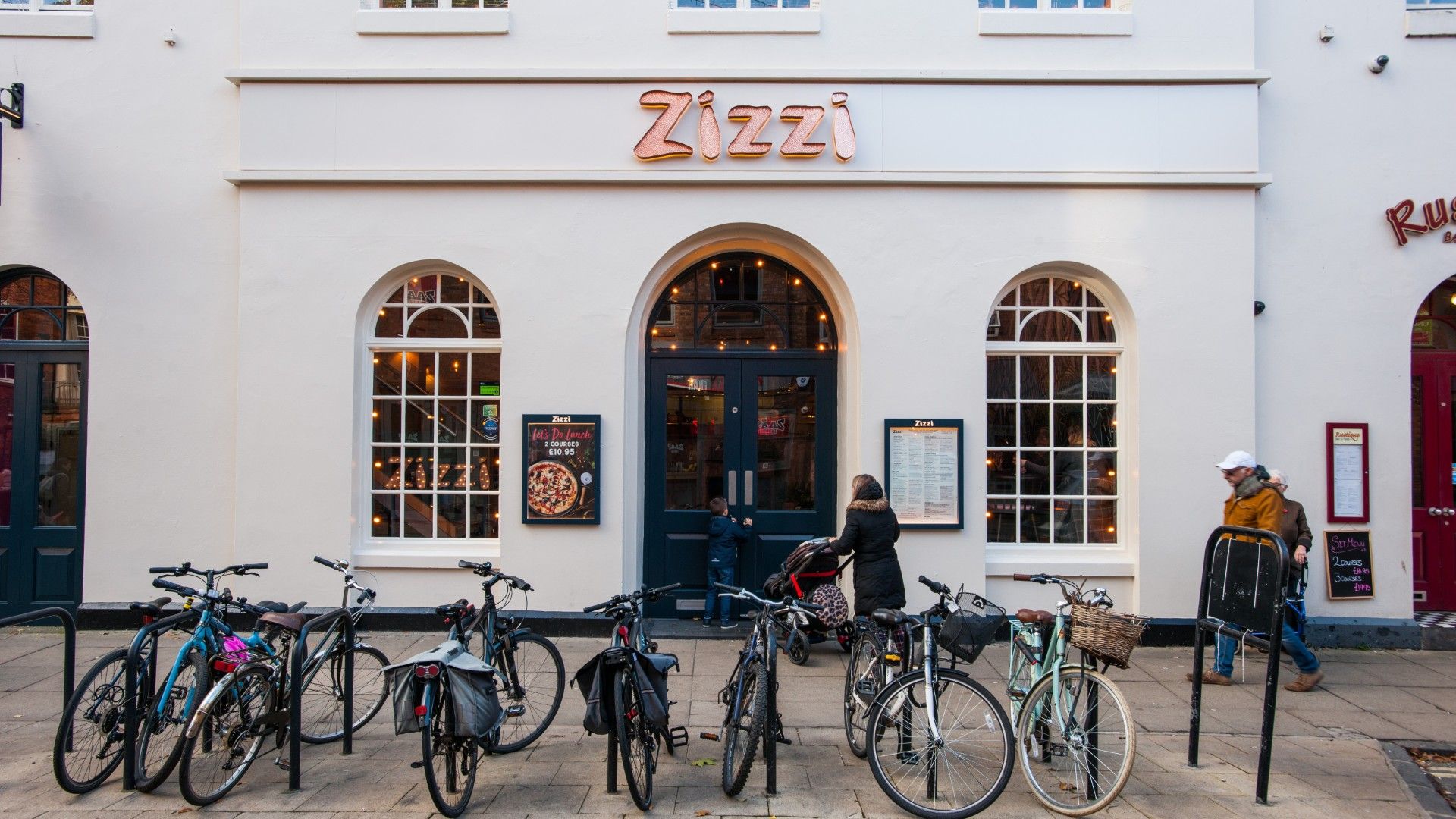 External view of Zizzi York. 