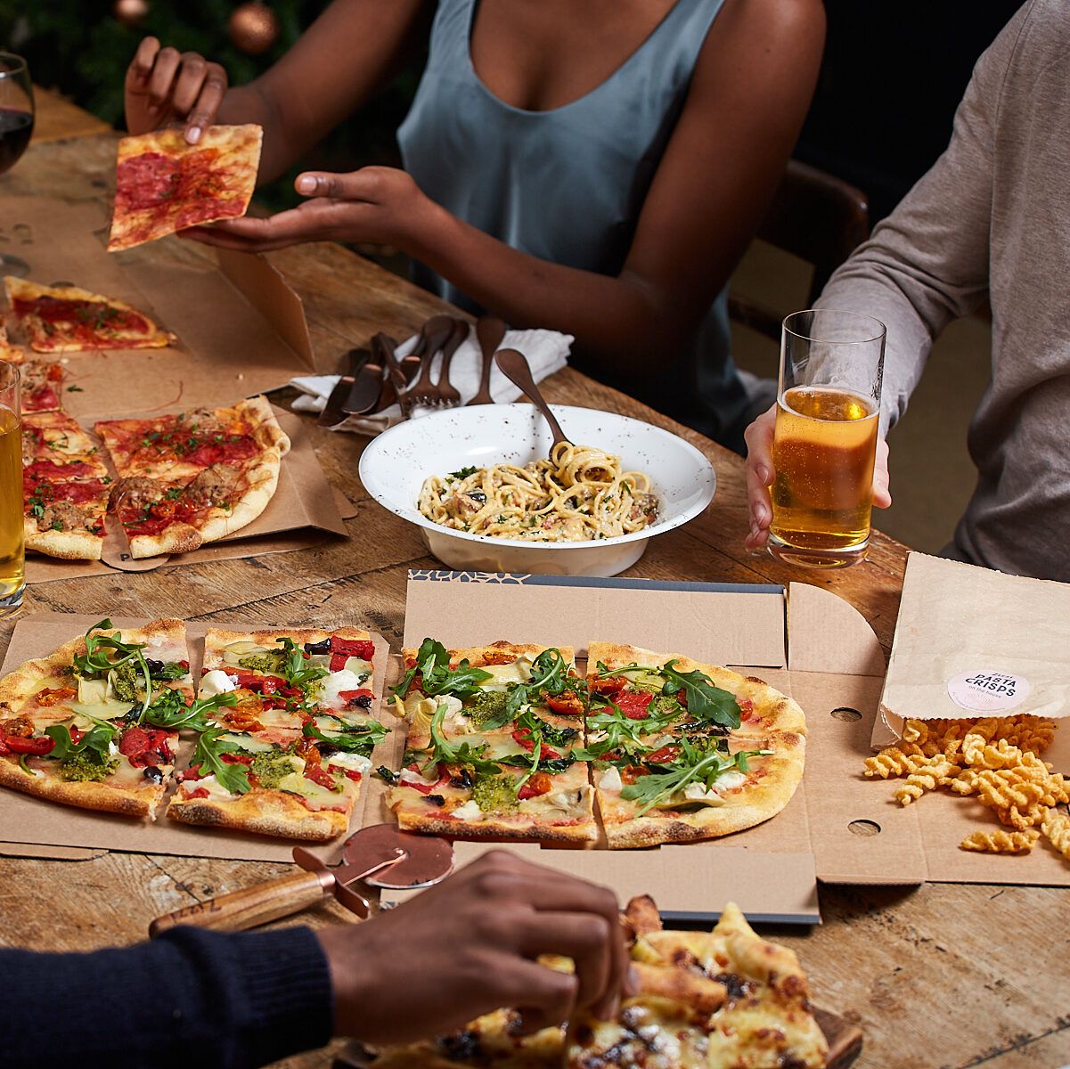 Zizzi takeaway spread 