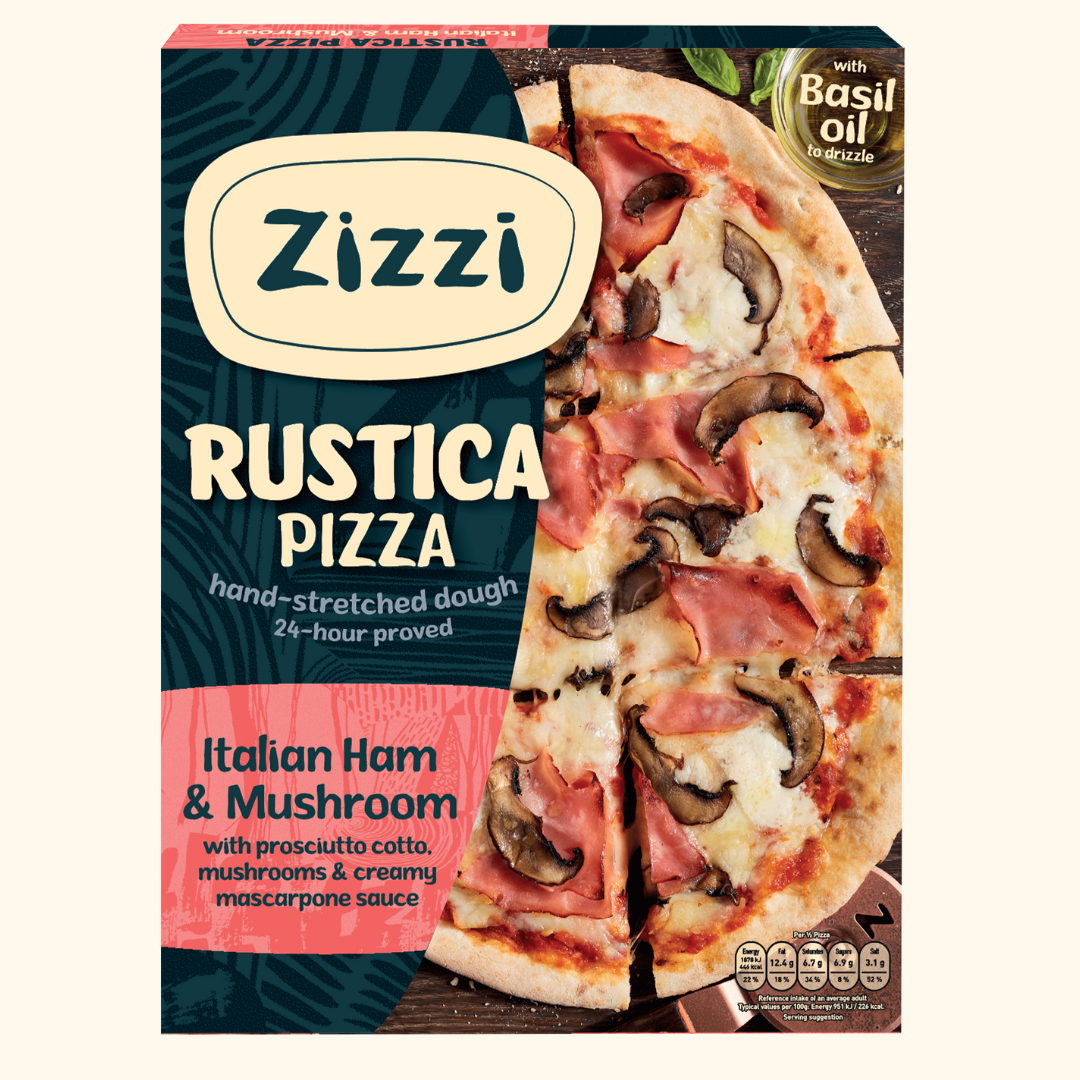 Rustica Italian Ham & Mushroom Retail 