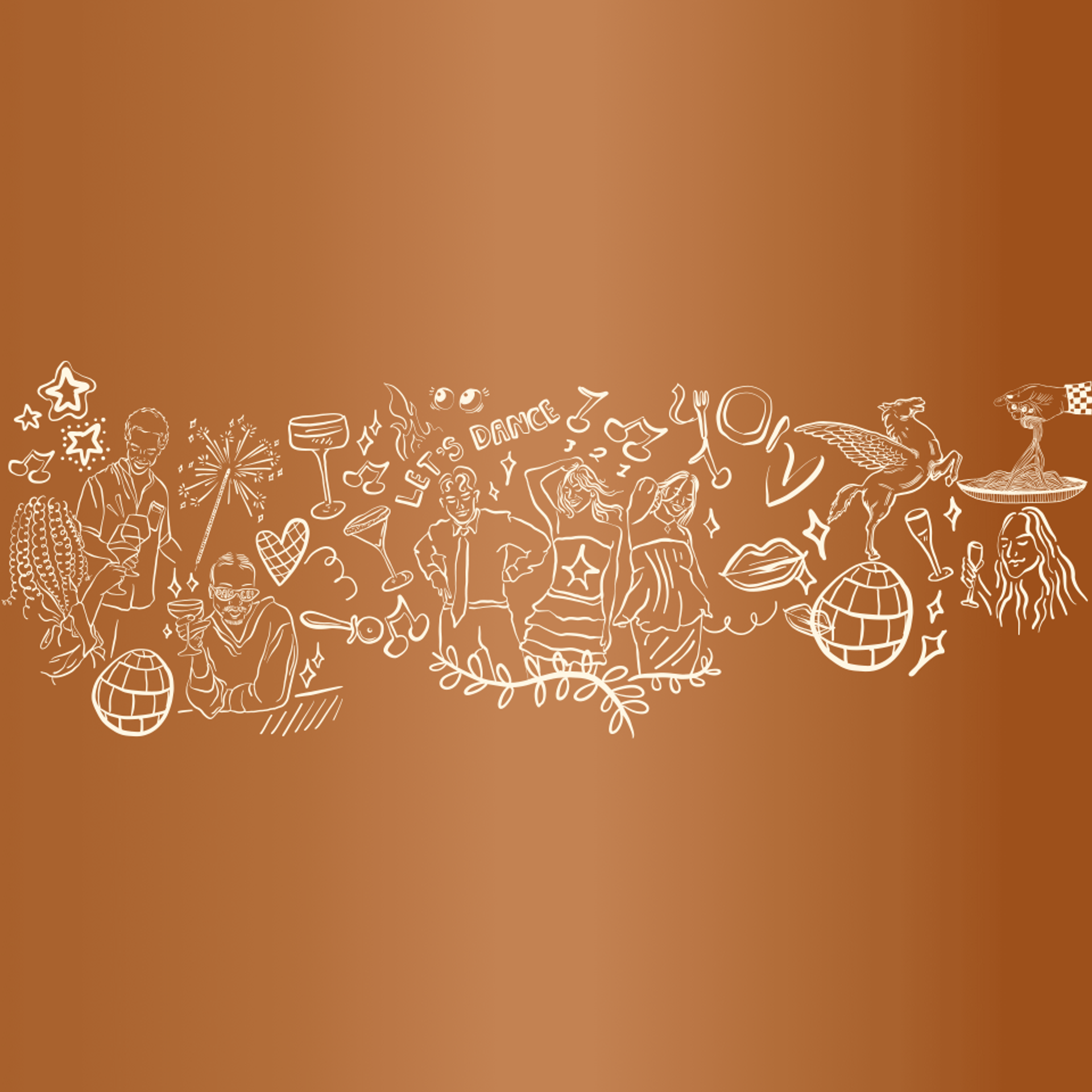 New Year's Eve doodles