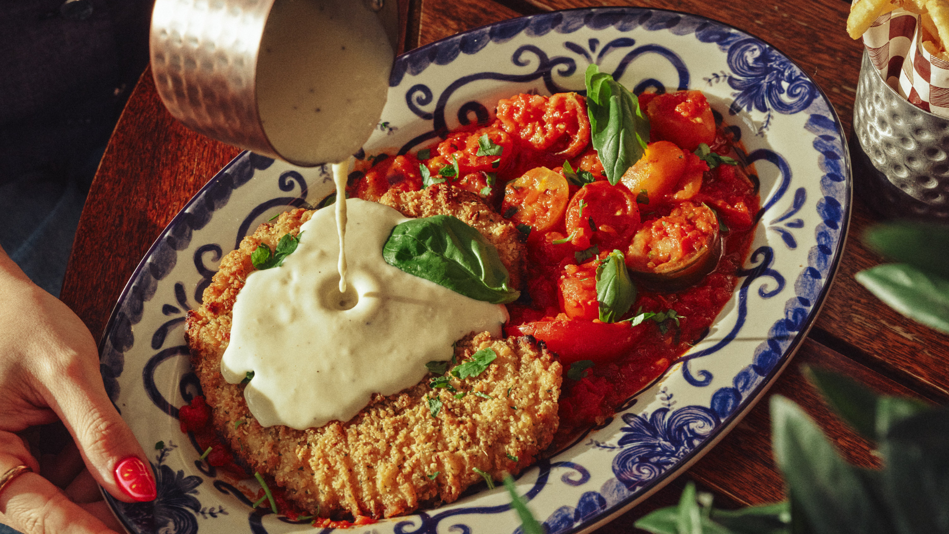 Chicken Milanese Fonduta 