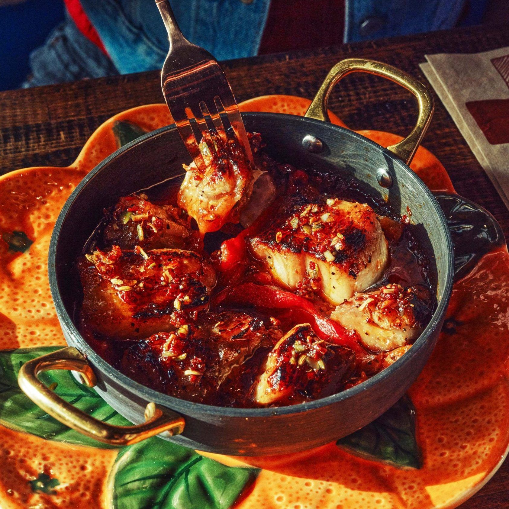 Hot Honey Pork Belly Bites 